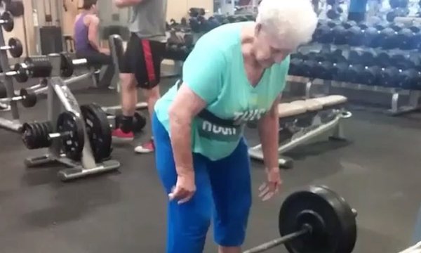 78 Year Old Grandma Puts You To Shame With Her Workout