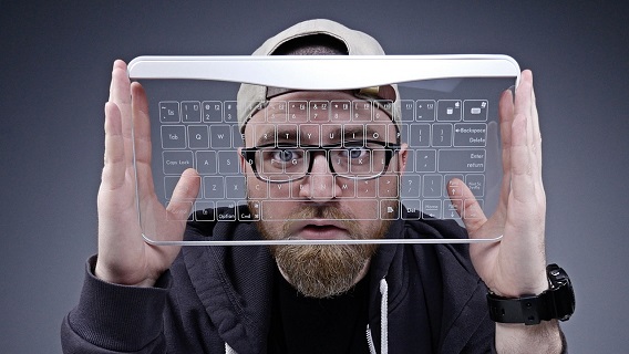 A Keyboard Made Of Glass