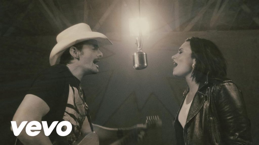 Brad Paisley Without a Fight, brad paisley, Demi Lovato, country music videos, superindykings