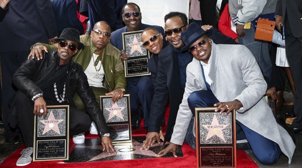 New Edition Received a Star On Hollywood Walk Of Fame